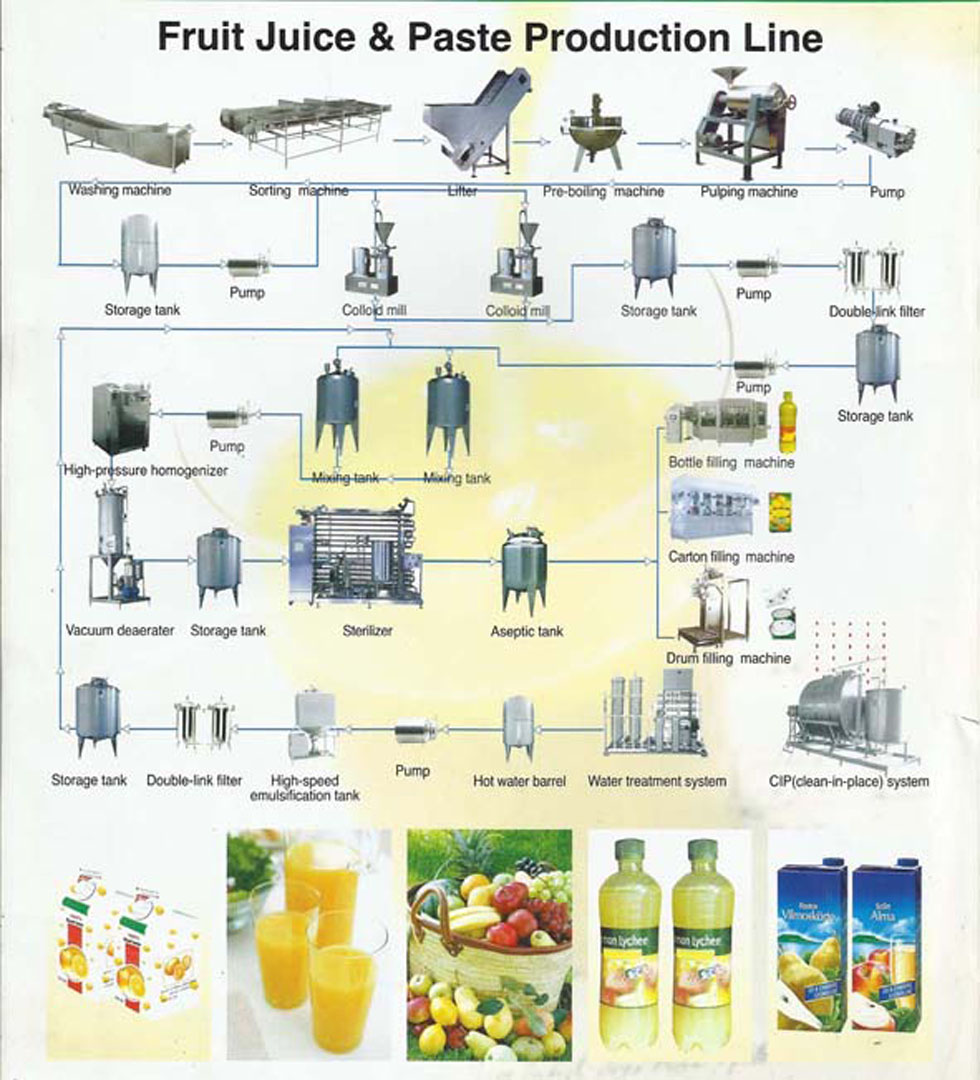 Fruit Juice & Paste Production Line