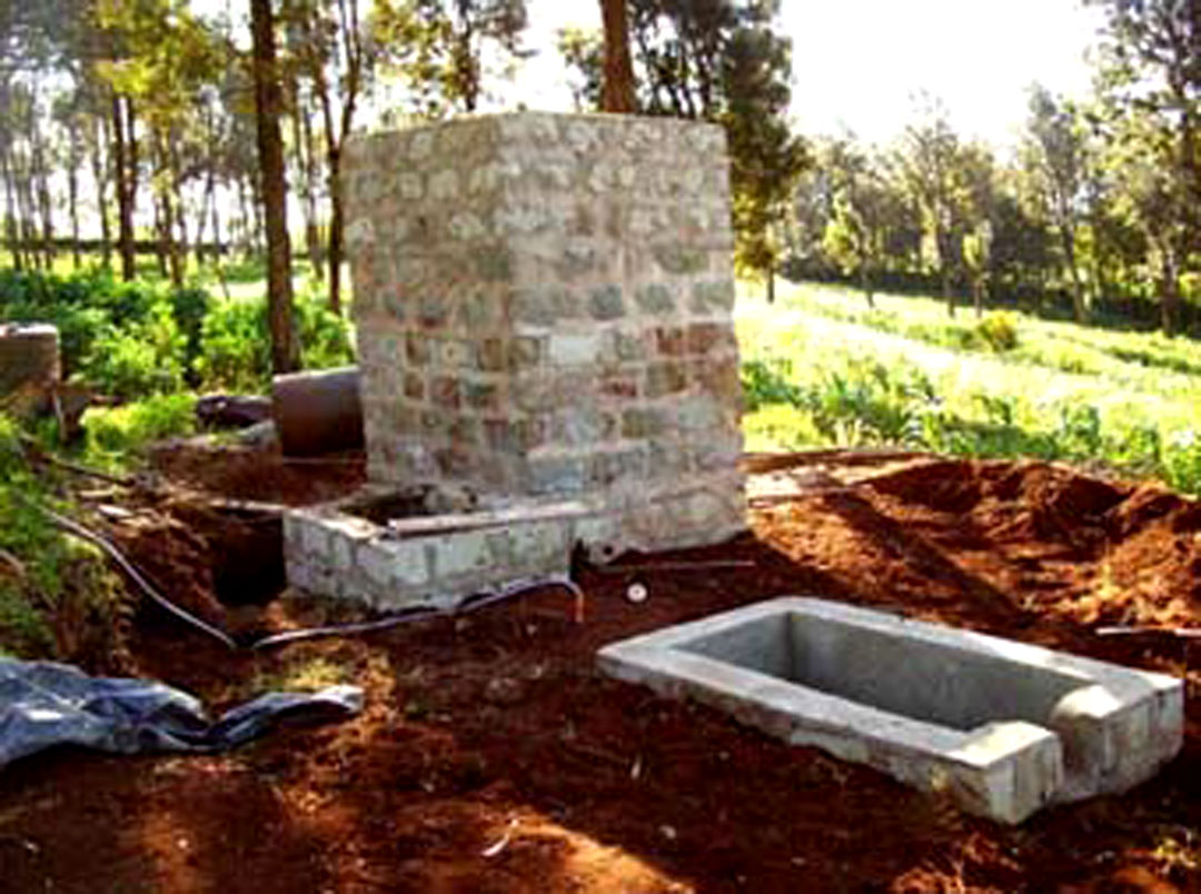 Bio-gas Digester Inlet and Outlet Chambers