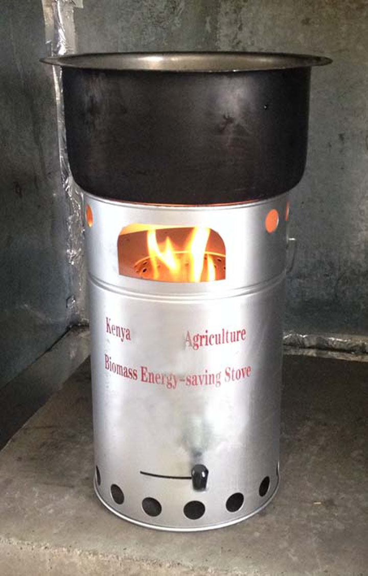 Biomass Energy Saving Stove On Fire 2