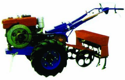 Walking Tractor with Maize Planter 