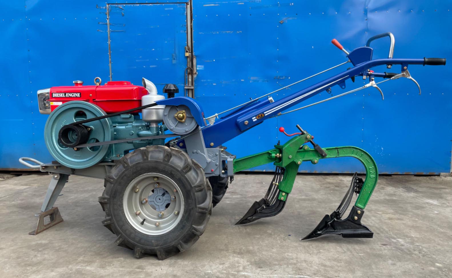 Walking Tractor with Plough